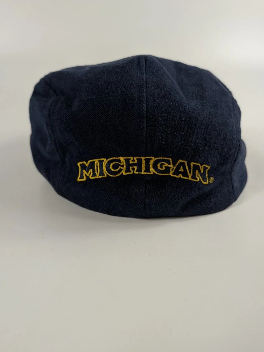 Vintage Top Of The World University of Michigan Newsboy Cabbie Hat Taiwan Sz M/L